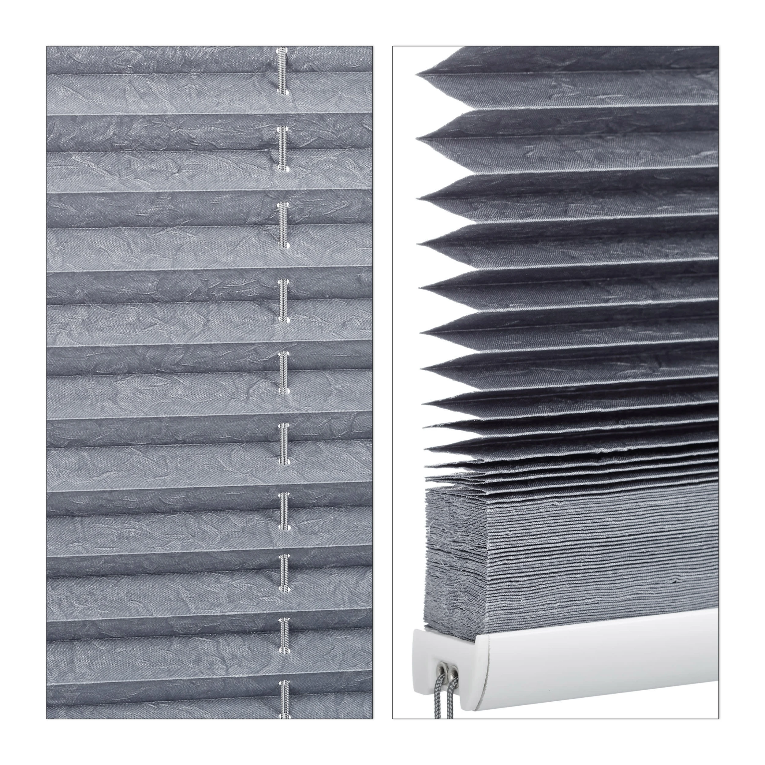 Relaxdays 1x Plissee In Grau - (B)90 X (H)130 Cm 7 Relaxdays 1x Plissee In Grau - (B)90 X (H)130 Cm – Bild 7