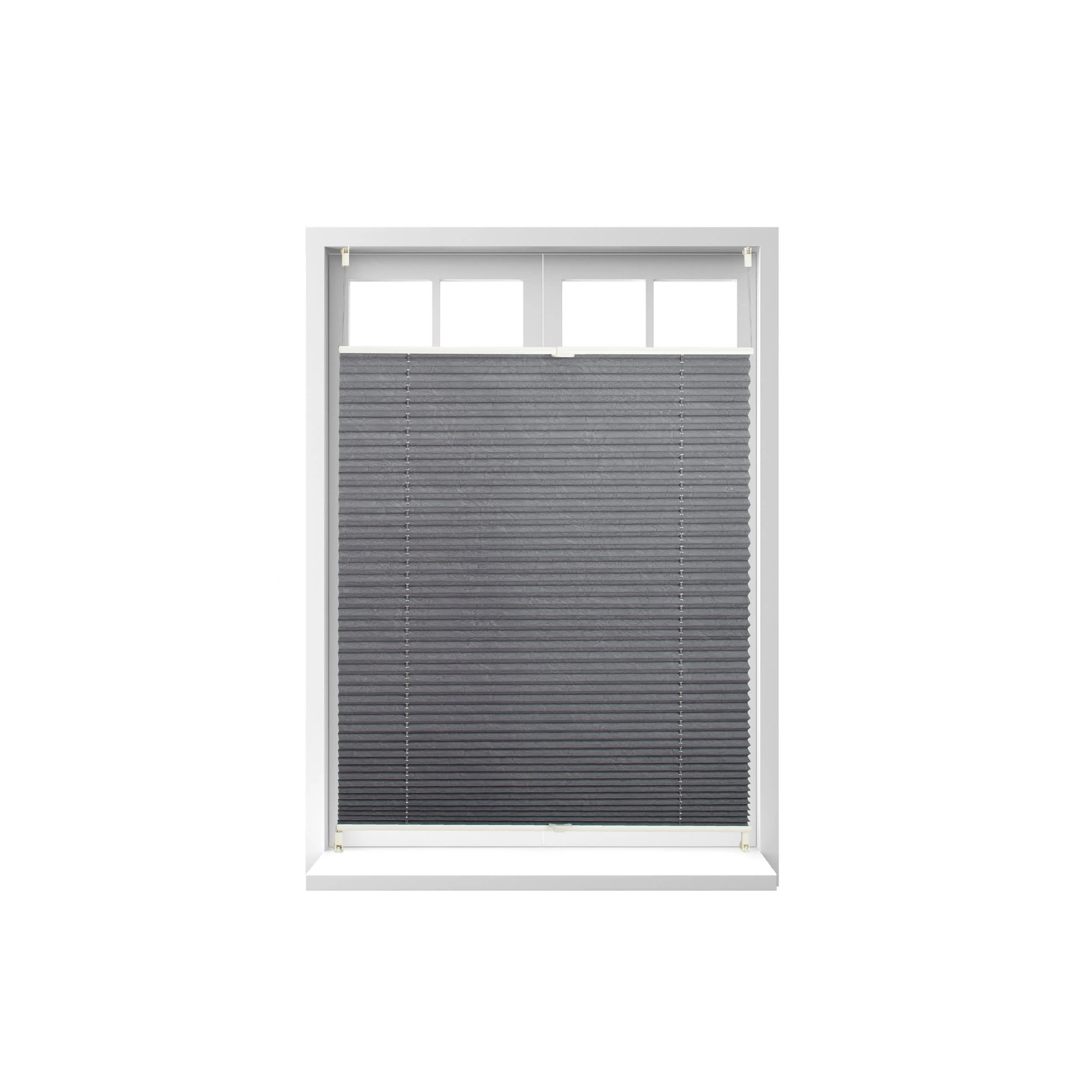 Relaxdays 1x Plissee In Grau - (B)90 X (H)130 Cm 1 Relaxdays 1x Plissee In Grau - (B)90 X (H)130 Cm