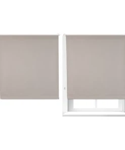 Relaxdays 2x Thermorollo In Braun - (B)110 X (H)160 Cm