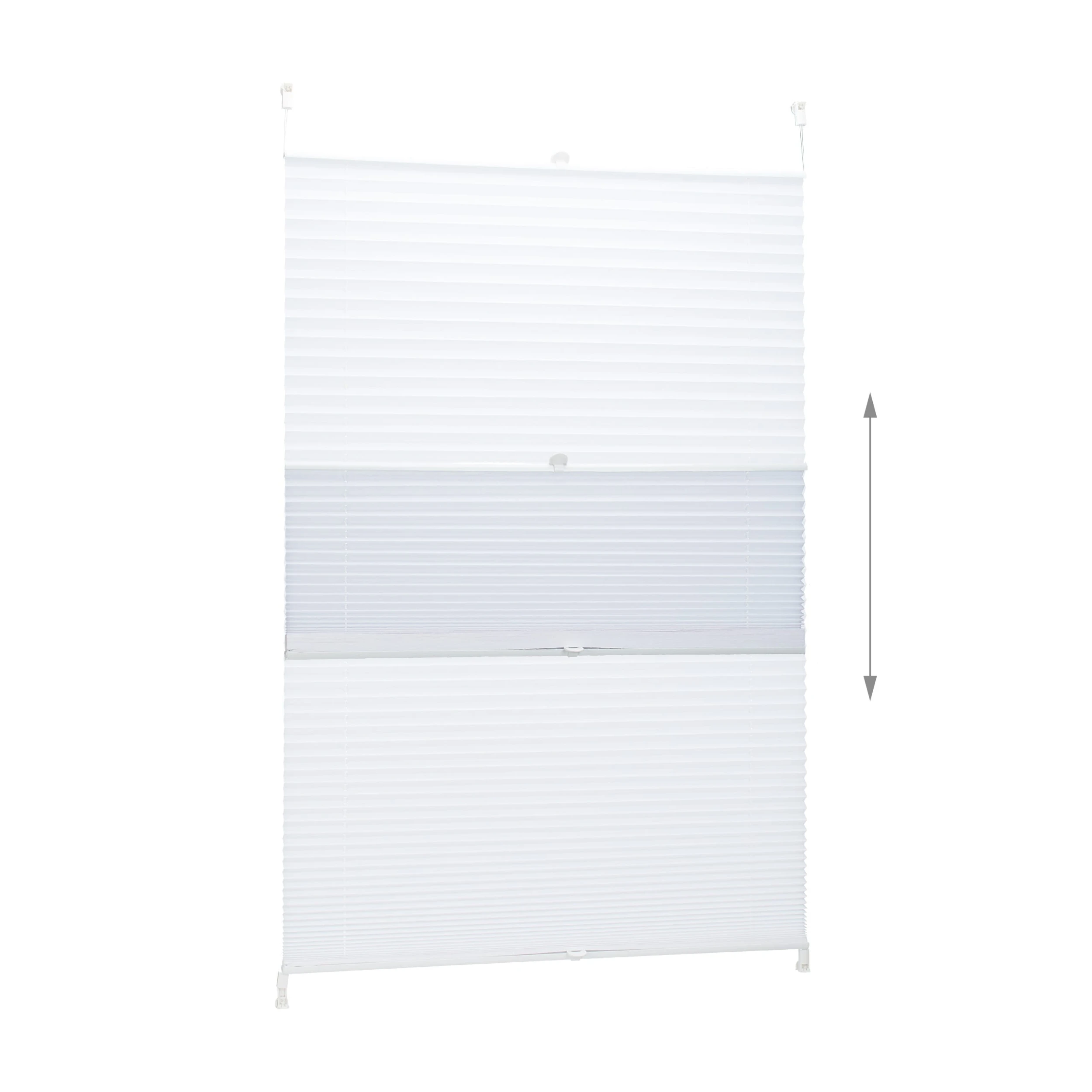 Relaxdays 3x Plissee In Weiß - (B)100 X (H)130 Cm 3 Relaxdays 3x Plissee In Weiß - (B)100 X (H)130 Cm – Bild 3