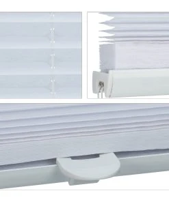 Relaxdays 3x Plissee In Weiß - (B)100 X (H)130 Cm 9 Relaxdays 3x Plissee In Weiß - (B)100 X (H)130 Cm -Relaxdays Verkaufsshop relaxdays 3x plissee in weiss b 100 x h 130 cm 4