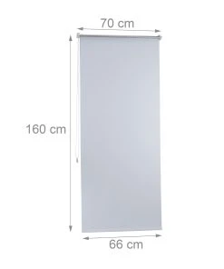 Relaxdays 3x Thermorollo In Weiß - (B)70 X (H)160 Cm -Relaxdays Verkaufsshop relaxdays 3x thermorollo in weiss b 70 x h 160 cm 3