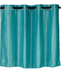 Relaxdays 4 X Vorhang "Muster" In Grün - (B)135 X (H)90 Cm