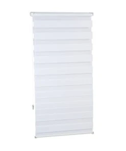 Relaxdays 4x Doppelrollo In Weiß - (B)60 X (H)156 Cm -Relaxdays Verkaufsshop relaxdays 4x doppelrollo in weiss b 60 x h 156 cm 2