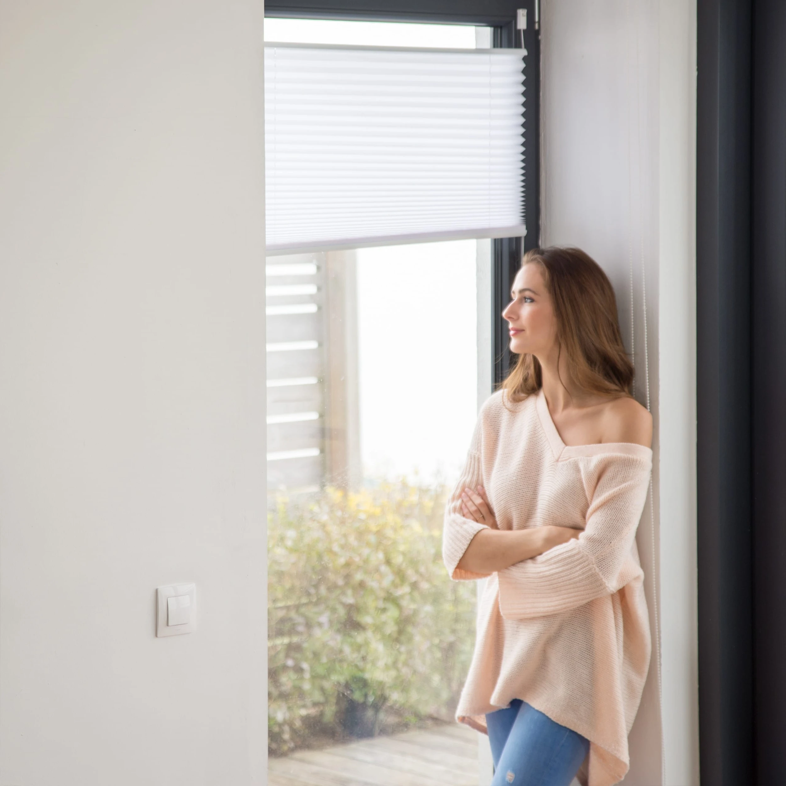 Relaxdays 4x Plissee In Weiß - (B)100 X (H)130 Cm 2 Relaxdays 4x Plissee In Weiß - (B)100 X (H)130 Cm – Bild 2