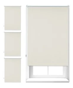 Relaxdays 4x Thermorollo In Beige - (B)70 X (H)160 Cm