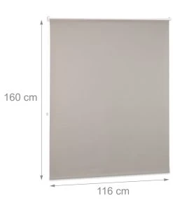 Relaxdays 4x Thermorollo In Braun - (B)120 X (H)160 Cm -Relaxdays Verkaufsshop relaxdays 4x thermorollo in braun b 120 x h 160 cm 3