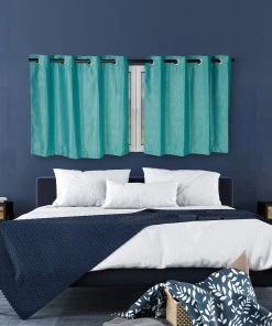 Relaxdays 6 X Vorhang "Muster" In Grün - (B)135 X (H)175 Cm -Relaxdays Verkaufsshop relaxdays 6 x vorhang muster in grun b 135 x h 175 cm 4