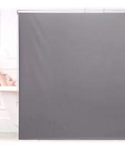 Relaxdays Duschrollo In Grau - (B)140 X (H)240 Cm -Relaxdays Verkaufsshop relaxdays duschrollo in grau b 140 x h 240 cm 7