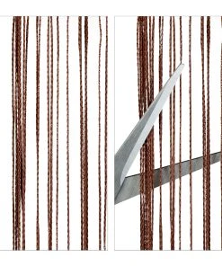 Relaxdays Fadenvorhang In Braun - (L)245 X (B)145 Cm -Relaxdays Verkaufsshop relaxdays fadenvorhang in braun l 245 x b 145 cm 5