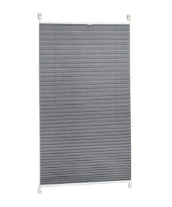 Relaxdays Plissee In Grau - (L)130 X (B)90 Cm