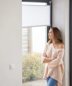 Relaxdays Plissee In Weiß - (B)80 X (H)130 Cm -Relaxdays Verkaufsshop relaxdays plissee in weiss b 80 x h 130 cm 1