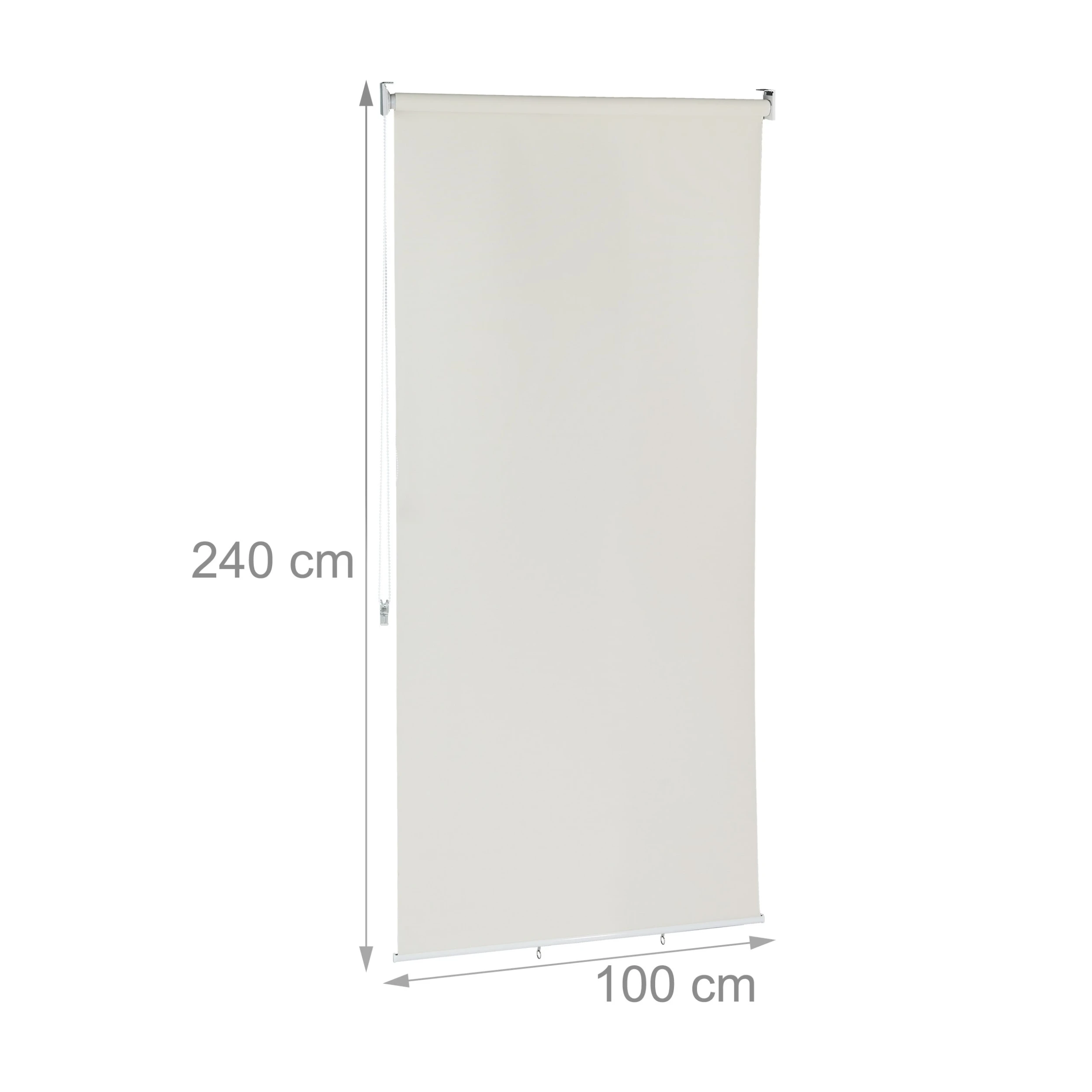 Relaxdays Senkrechtmarkise In Beige - (B)100 X (H)240 Cm 4 Relaxdays Senkrechtmarkise In Beige - (B)100 X (H)240 Cm – Bild 4