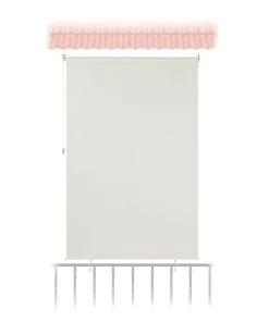 Relaxdays Senkrechtmarkise In Beige - (B)140 X (H)240 Cm -Relaxdays Verkaufsshop relaxdays senkrechtmarkise in beige b 140 x h 240 cm 7