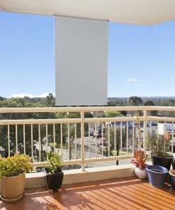 Relaxdays Verkaufsshop -Relaxdays Verkaufsshop relaxdays senkrechtmarkise in grau b 100 x h 140 cm 1