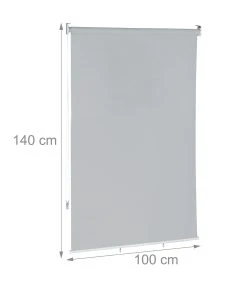 Relaxdays Senkrechtmarkise In Grau - (B)100 X (H)140 Cm -Relaxdays Verkaufsshop relaxdays senkrechtmarkise in grau b 100 x h 140 cm 3
