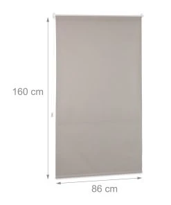 Relaxdays Thermorollo In Braun - (B)90 X (H)160 Cm -Relaxdays Verkaufsshop relaxdays thermorollo in braun b 90 x h 160 cm 3