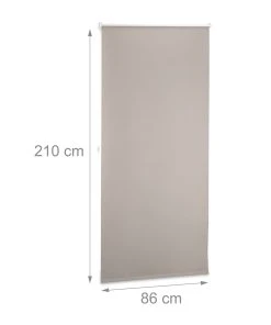 Relaxdays Thermorollo In Braun - (B)90 X (H)210 Cm -Relaxdays Verkaufsshop relaxdays thermorollo in braun b 90 x h 210 cm 3