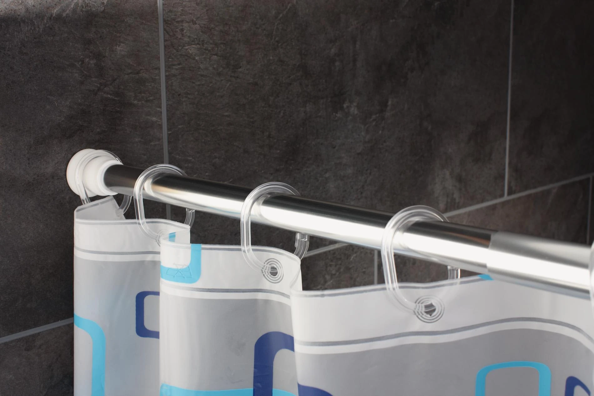 RIDDER Duschvorhang Folie Enjoy Multicolor 180x200 Cm 5 RIDDER Duschvorhang Folie Enjoy Multicolor 180x200 Cm – Bild 5