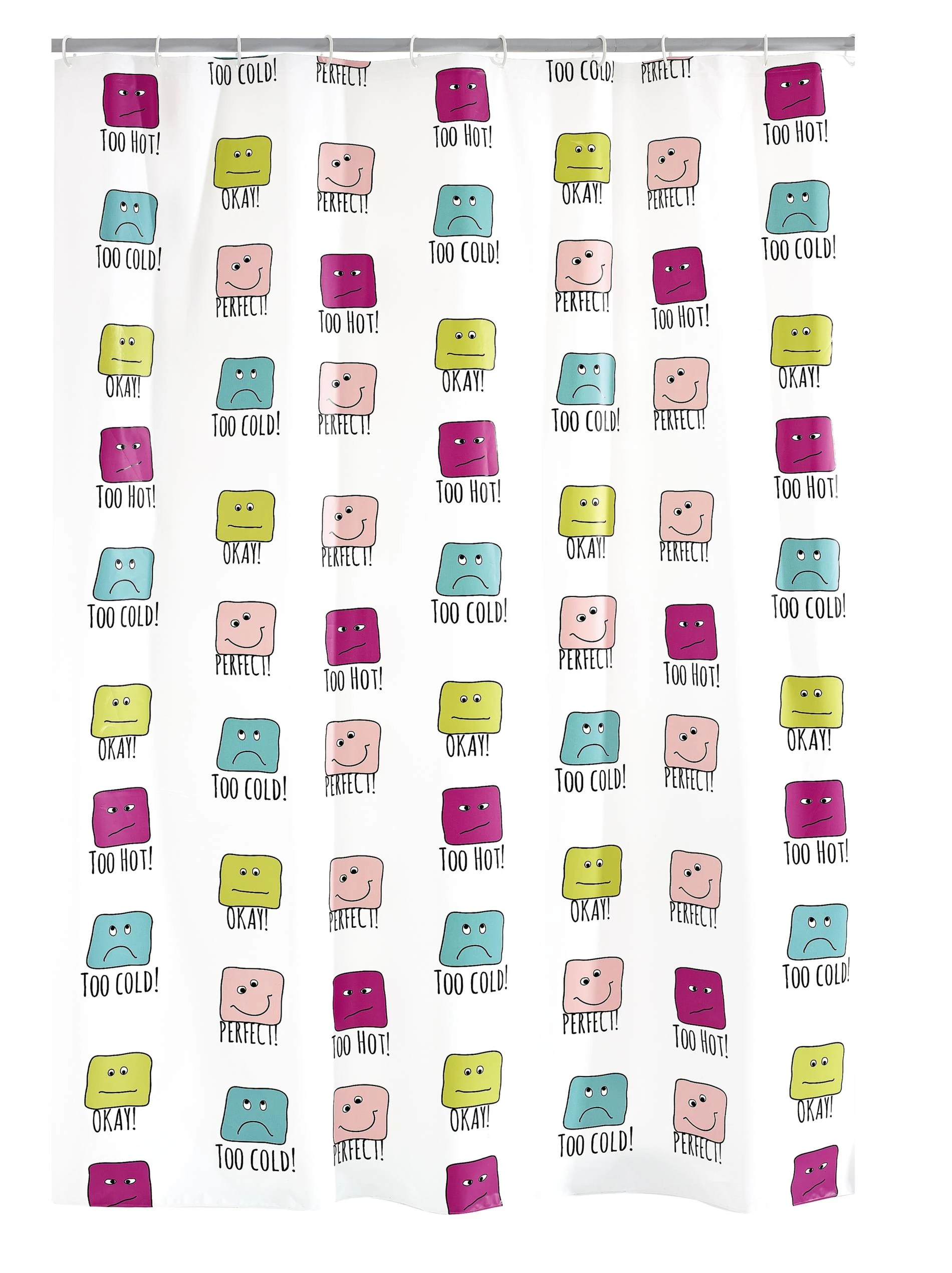 RIDDER Duschvorhang Folie Enjoy Multicolor 180x200 Cm 1 RIDDER Duschvorhang Folie Enjoy Multicolor 180x200 Cm