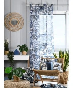 STOF France Ösengardine "Paraiso" In Grau - (L)260 X (B)140 Cm 5 STOF France Ösengardine "Paraiso" In Grau - (L)260 X (B)140 Cm -Relaxdays Verkaufsshop stof france osengardine paraiso in grau l 260 x b 140 cm 2