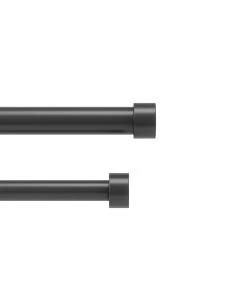 Umbra Doppel-Gardinenstange Cappa Schwarz 462 X 14 X 7cm In Schwarz