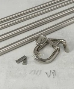 Umbra Doppel-Gardinenstange Twilight 386 X 13 X 6cm In Silber -Relaxdays Verkaufsshop umbra doppel gardinenstange twilight 386 x 13 x 6cm in silber 3