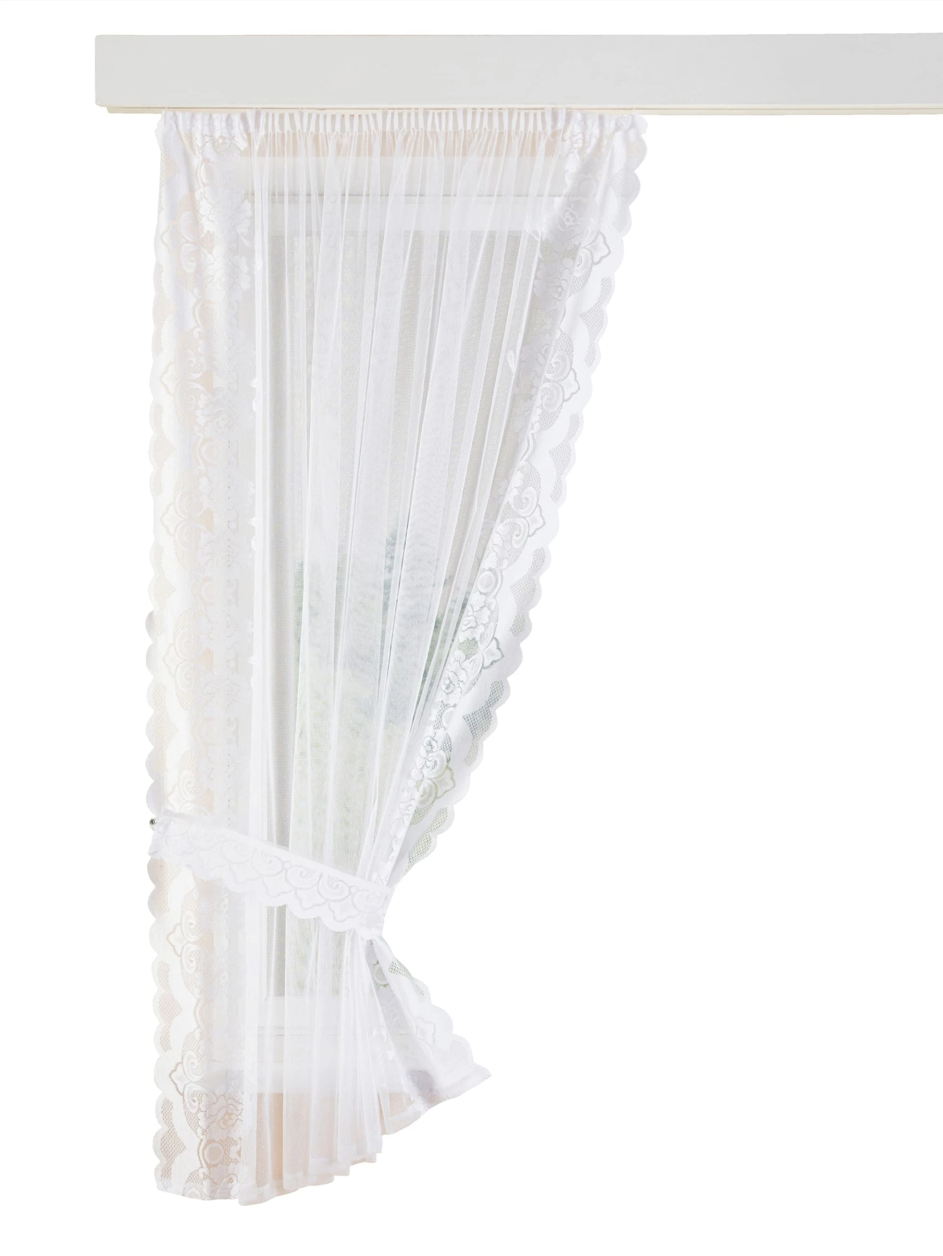 Webschatz Gardine 'Maira' In Weiß 3 Webschatz Gardine 'Maira' In Weiß – Bild 3