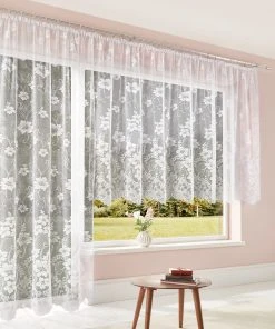 Webschatz Langgardine 'Rendi' In Weiß